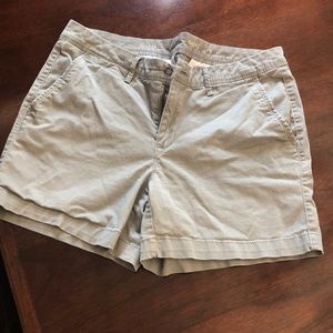 womens sonoma lifestyle green shorts size 8